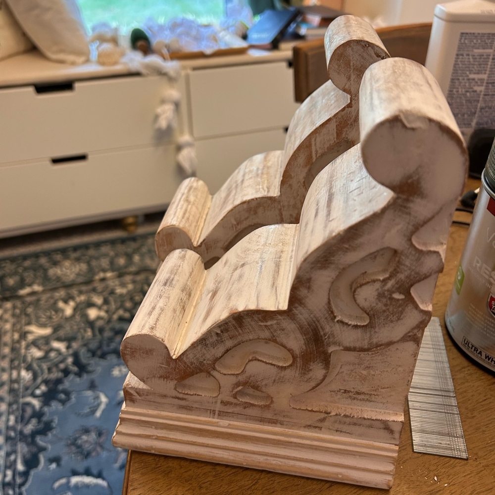 Rustic Cream Bookend